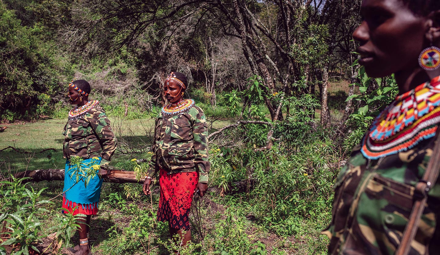 氣候變遷正在逐漸改變肯亞社會，從環境資源、經濟方式乃至傳統性別角色，肯亞女性為森林保育工作挺身而出。(攝影／Siegfried Modola)