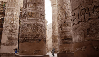 昔日埃及帝國盛世締造眾多建築奇蹟，供後人追懷瞻仰。(攝影／嚴居駿)